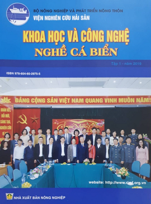 Ấn phẩm khoa học công nghệ nghề cá biển tập 1 năm 2019