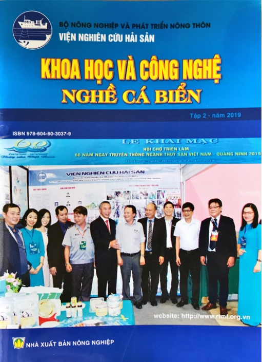 Ấn phẩm khoa học công nghệ nghề cá biển tập 2 năm 2019