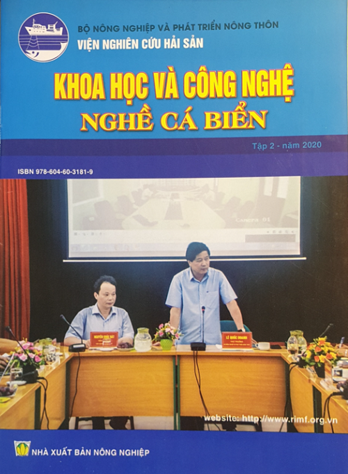 Ấn phẩm khoa học công nghệ nghề cá biển tập 2 năm 2020