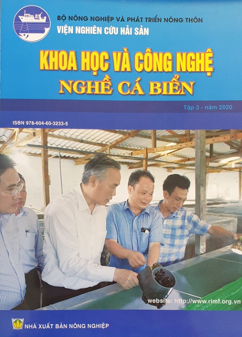 Ấn phẩm khoa học công nghệ nghề cá biển tập 3 năm 2020