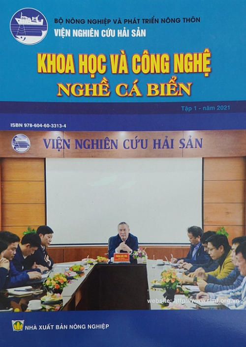 Ấn phẩm khoa học công nghệ nghề cá biển tập 1 năm 2021