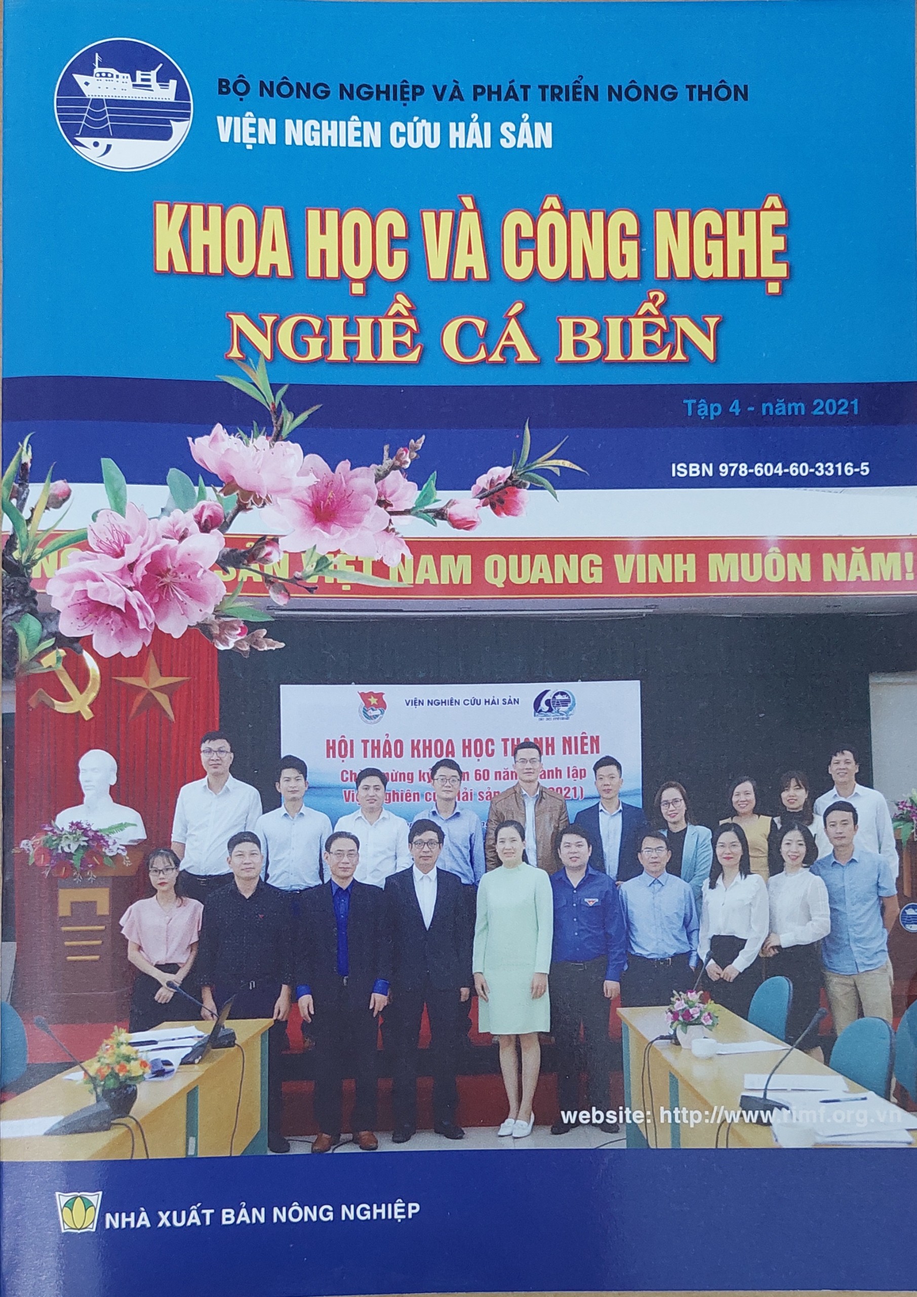 Ấn phẩm khoa học công nghệ nghề cá biển tập 4 năm 2021