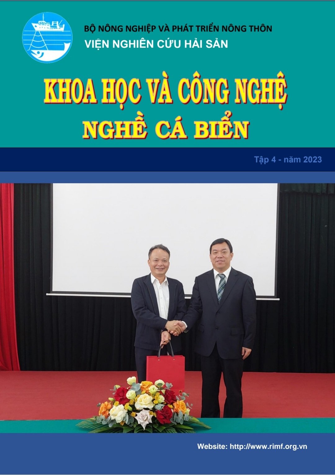 Ấn phẩm khoa học công nghệ nghề cá biển tập 4 năm 2023