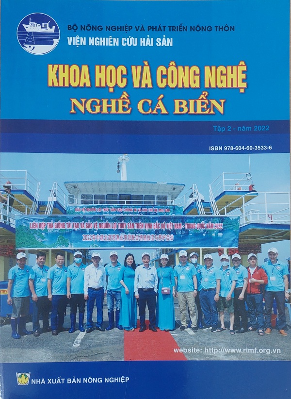 Ấn phẩm khoa học công nghệ nghề cá biển tập 2 năm 2022