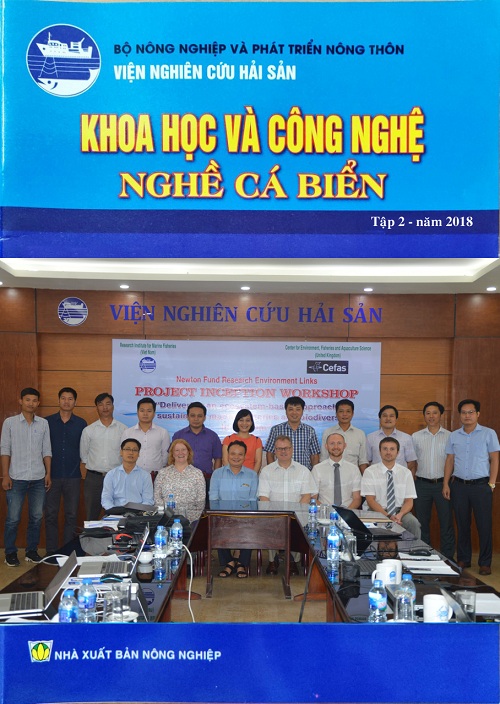 Ấn phẩm Khoa học công nghệ Nghề cá biển tập 2 năm 2018