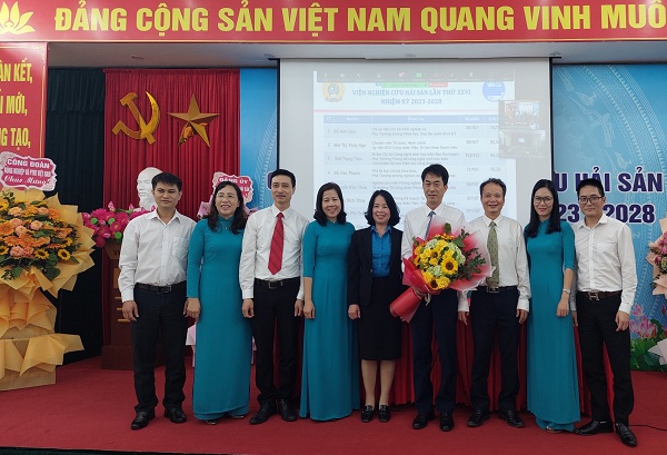 Đại hội Công đoàn Viện nghiên cứu Hải sản lần thứ XXVI, nhiệm kỳ 2023 – 2028