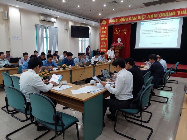 Hội thảo triển khai nhiệm vụ cấp Bộ “Điều tra tổng thể đa dạng sinh học và nguồn lợi hải sản tại các bãi cạn, gò đồi ngầm ở vùng biển Việt Nam phục vụ công tác bảo tồn và phát triển bền vững ngành thủy sản”