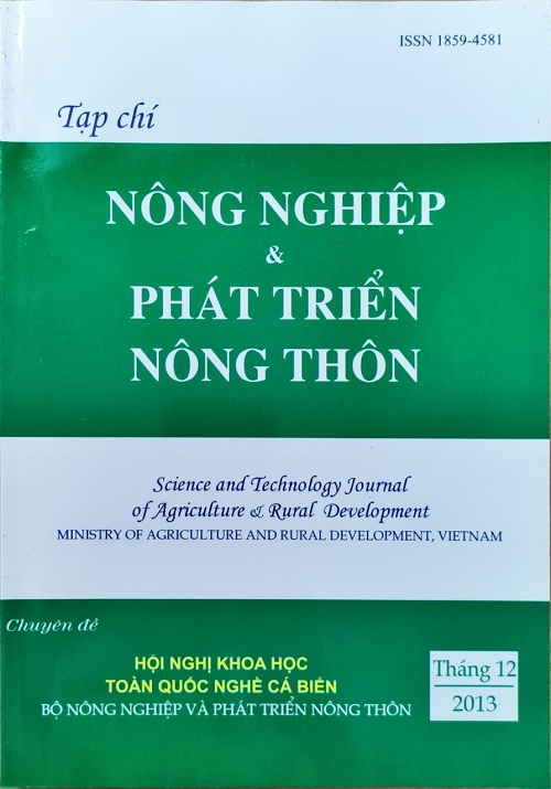 Tạp chí Nông nghiệp và Phát triển nông thôn số chuyên đề năm 2013