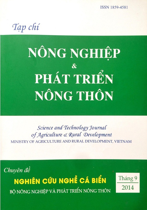 Tạp chí Nông nghiệp và Phát triển nông thôn số chuyên đề năm 2014