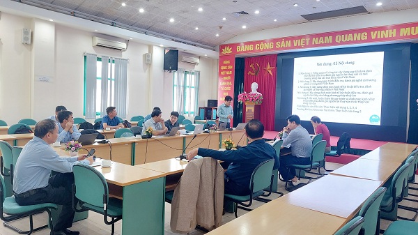 Hội nghị nghiệm thu cấp cơ sở "Xây dựng quy trình và định mức kinh tế kỹ thuật trong điều tra, đánh giá nguồn lợi thuỷ sản và môi trường sống của loài thuỷ sản"