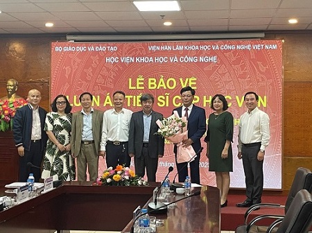 Lễ bảo vệ luận án tiến sĩ cấp học Viện KH&CN của nghiên cứu sinh Nguyễn Công Thành